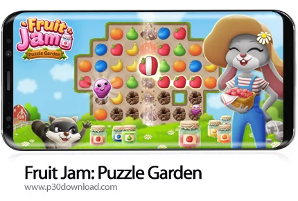 دانلود Fruit Jam: Puzzle Garden v1.0.17 - بازی موبایل مربا میوه ای