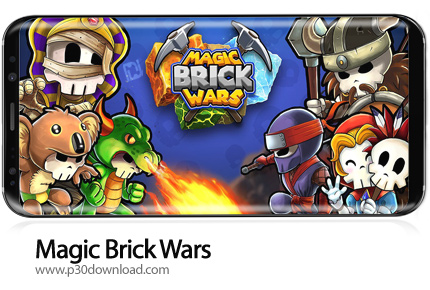 دانلود Magic Brick Wars v1.0.77 + Mod - بازی موبایل نبرد اسکلت ها