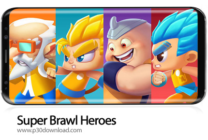 دانلود Super Brawl Heroes v1.3.7.1 + Mod - بازی موبایل قهرمانان جنگجو