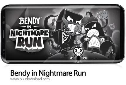 دانلود Bendy in Nightmare Run v1.4.3676 + Mod - بازی موبایل فرار بندی از کابوس ها