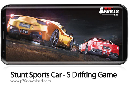 دانلود Stunt Sports Car - S Drifting Game v1.1.2 + Mod - بازی موبایل شیرین کاری با ماشین های اسپورت