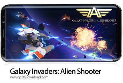 دانلود Galaxy Invaders: Alien Shooter v2.0.1 + Mod - بازی موبایل مهاجمان کهکشان