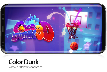 دانلود Color Dunk 3D vb1.2.7 + Mod - بازی موبایل بسکتبال رنگی