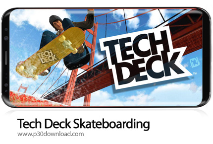 دانلود Tech Deck Skateboarding v2.1.1 + Mod - بازی موبایل اسکیت بورد
