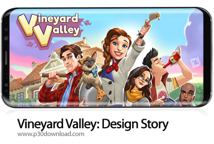 دانلود Vineyard Valley: Design Story v1.27.2 + Mod - بازی موبایل دره تاکستان