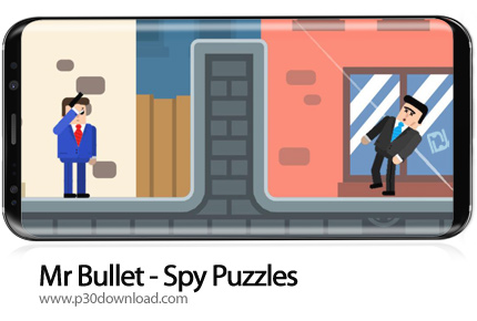 دانلود Mr Bullet - Spy Puzzles v5.8 + Mod - بازی موبایل آقای تیرانداز