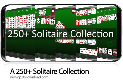 دانلود A 250+ Solitaire Collection v4.15.13 + Mod - بازی موبایل کالکشن 250 بازی انفرادی کارتی