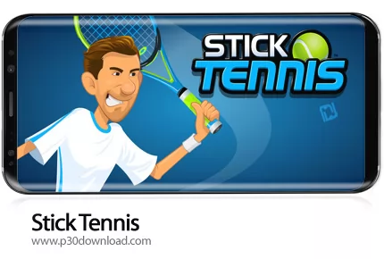 دانلود Stick Tennis v2.8.0 + Mod - بازی موبایل راکت تنیس