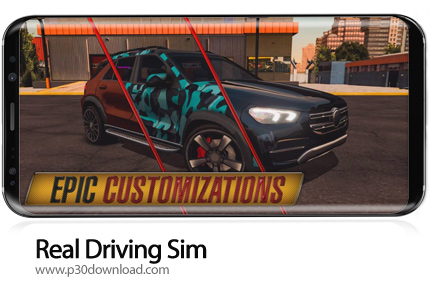دانلود Real Driving Sim v4.5 + Mod - بازی موبایل شبیه ساز رانندگی واقعی