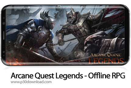 دانلود Arcane Quest Legends - Offline RPG v1.2.7 + Mod - بازی موبایل مأموریت محرمانه
