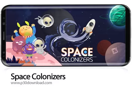 دانلود Space Colonizers Idle Clicker Incremental v1.6.10 + Mod - بازی موبایل مهاجران فضا