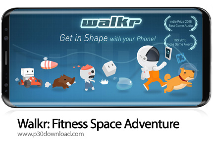 دانلود Walkr: Fitness Space Adventure v5.10.0.34 + Mod - بازی موبایل واکر: ماجراجویی فضایی