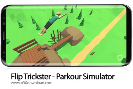 دانلود Flip Trickster - Parkour Simulator v1.10.3 + Mod - بازی موبایل شبیه ساز استاد پرش