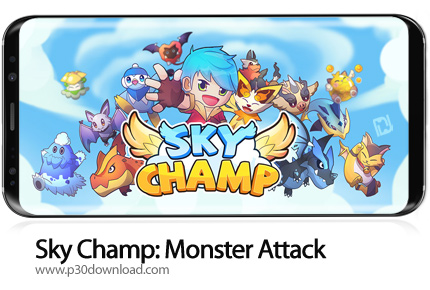 دانلود Sky Champ: Monster Attack v6.5.8 + Mod - بازی موبایل قهرمان آسمان