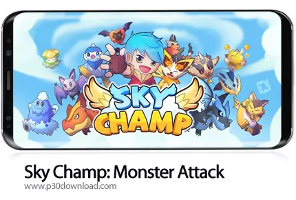 دانلود Sky Champ: Monster Attack v6.5.8 + Mod - بازی موبایل قهرمان آسمان