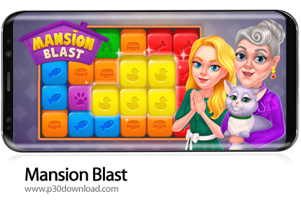 دانلود Mansion Blast v2.35.680at + Mod - بازی موبایل طراحی دکوراسیون عمارت