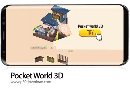 دانلود Pocket World 3D v1.8.5 + Mod - بازی موبایل دنیای جیبی سه بعدی