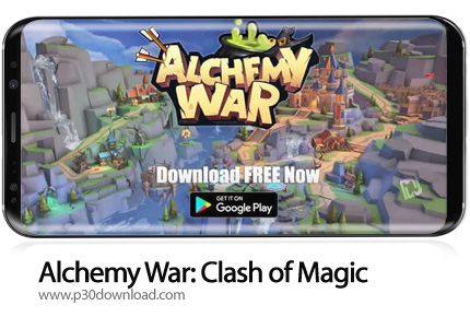 دانلود Alchemy War: Clash of Magic v0.8.14 + Mod - بازی موبایل جنگ طلسم ها