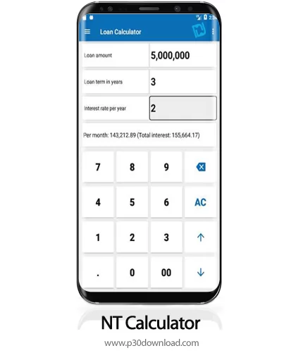 دانلود NT Calculator - Extensive Calculator Pro v3.6 - برنامه موبایل ماشین حساب ان تی