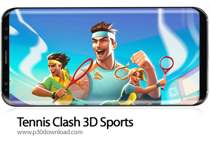 دانلود Tennis Clash: 3D Sports v2.15.2 - بازی موبایل رقابت های تنیس