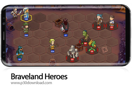 دانلود Braveland Heroes v1.58.7 + Mod - بازی موبایل قهرمانان سرزمین شجاعت