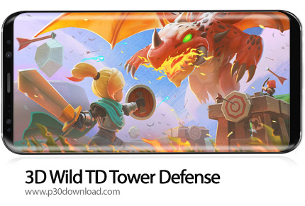 دانلود 3D Wild TD: Tower Defense v1.45.9 - بازی موبایل قلمرو آسمانی