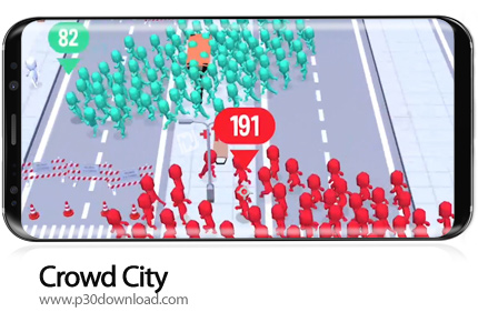 دانلود Crowd City v1.7.17 + Mod - بازی موبایل شهر شلوغ