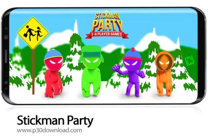 دانلود Stickman Party v1.9.6.2 + Mod - بازی موبایل پارتی آدمک ها