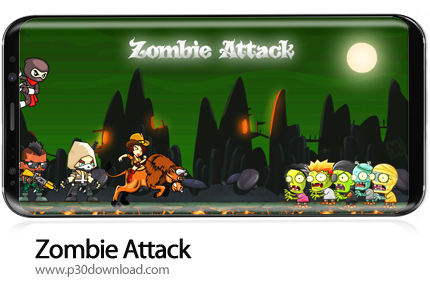 دانلود Zombie Attack v1.3 + Mod - بازی موبایل حمله زامبی ها