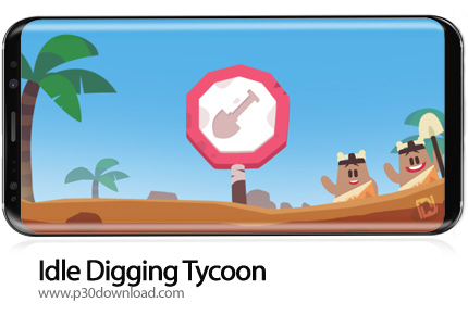 دانلود Idle Digging Tycoon v1.4.8 + Mod - بازی موبایل تاجر حفاری