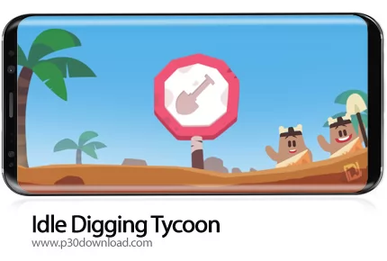 دانلود Idle Digging Tycoon v1.4.8 + Mod - بازی موبایل تاجر حفاری