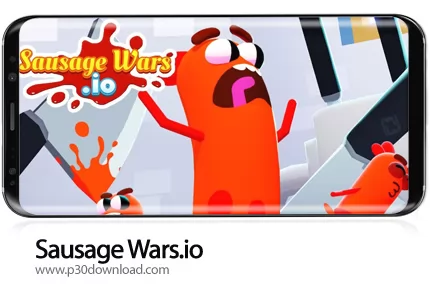 دانلود Sausage Wars.io v1.6.8 + Mod - بازی موبایل جنگ های سوسیسی