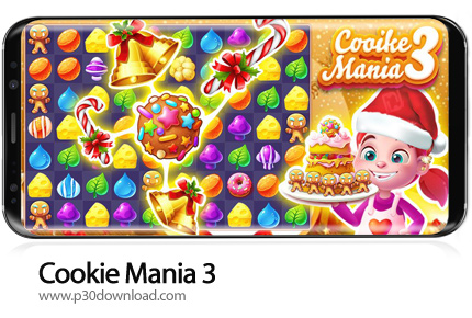 دانلود Cookie Mania 3 v1.5.2 + Mod - بازی موبایل عشق کلوچه 3
