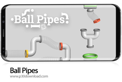 دانلود Ball Pipes v0.39.1 + Mod - بازی موبایل لوله ها و توپ ها