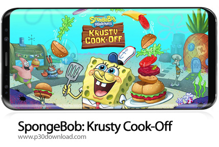 دانلود SpongeBob: Krusty Cook-Off v1.0.36 - بازی موبایل آشپزی با باب اسفنجی