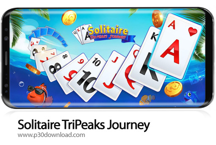 دانلود Solitaire TriPeaks Journey - Free Card Game v1.4487.0 + Mod - بازی موبایل ماجراجویی کارت ها