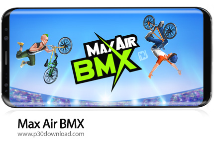 دانلود Max Air BMX v2.12 + Mod - بازی موبایل حرکات نمایشی با دوچرخه