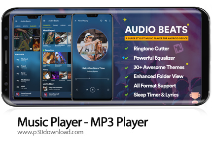 دانلود Music Player - MP3 Player v6.2.0-build-6203 - برنامه موبایل پلیر صوتی گرافیکی و قدرتمند