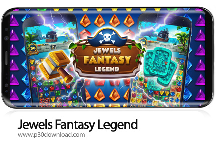 دانلود Jewels Fantasy Legend v1.2.1 + Mod - بازی موبایل افسانه جواهرات شگفت انگیز