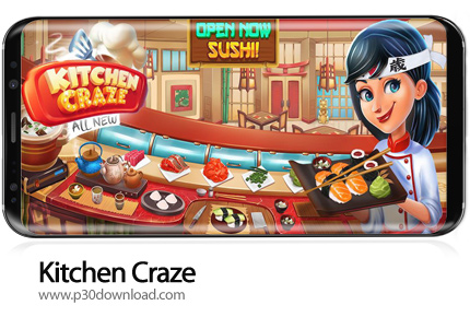 دانلود Kitchen Craze: Master Chef Cooking Game v2.1.9 + Mod - بازی موبایل آشپزخانه دیوانه وار