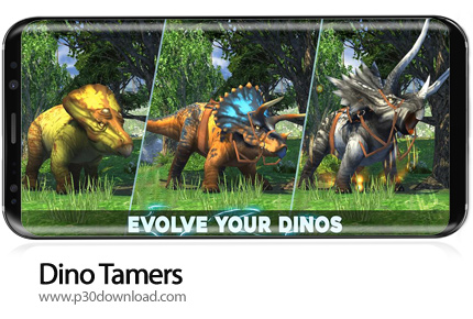 دانلود Dino Tamers v2.06 + Mod - بازی موبایل مربی دایناسور
