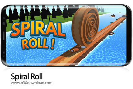 دانلود Spiral Roll v1.11.0 + Mod - بازی موبایل مارپیچ چوبی