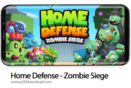 دانلود Home Defense - Zombie Siege v1.5.4 + Mod - بازی موبایل دفاع از خانه