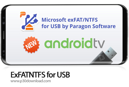 دانلود ExFAT/NTFS for USB by Paragon Software Pro v3.4.0.6 - برنامه موبایل دسترسی به حافظه های ExFAT