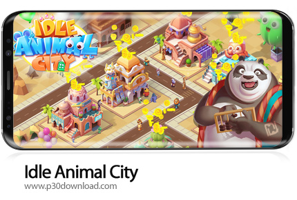 دانلود Idle Animal City v2.3.5 + Mod - بازی موبایل شهر حیوانات