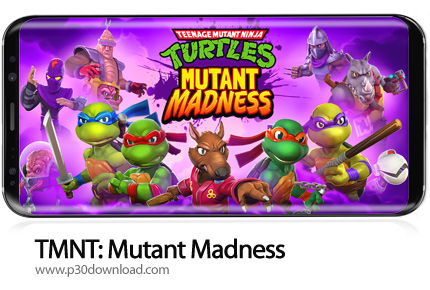 دانلود TMNT: Mutant Madness v1.34.2 + Mod - بازی موبایل لاک پشت های نینجا: جنون جهش یافته