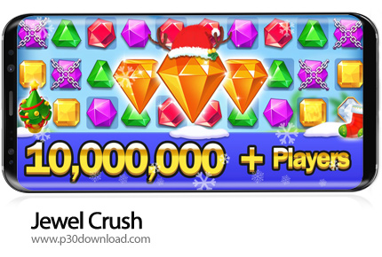 دانلود Jewel Crush - Jewels & Gems Match 3 Legend v4.4.6 + Mod - بازی موبایل شکستن جواهرات