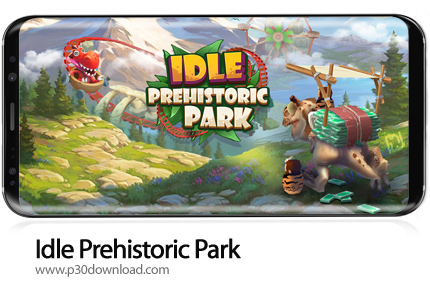 دانلود Idle Prehistoric Park v0.9.8 + Mod - بازی موبایل پارک تفریحی ماقبل تاریخ