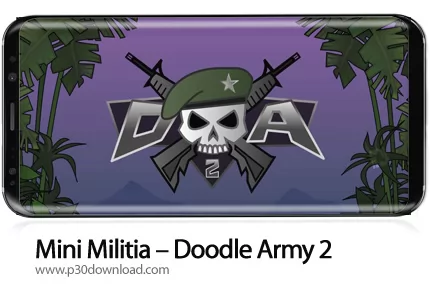 دانلود Mini Militia - Doodle Army 2 v5.3.4 + Mod - بازی موبایل ارتش ابله