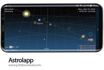 دانلود Astrolapp Live Planets and Sky Map v5.2.1.1 - برنامه موبایل نجوم و ستاره شناسی با دوربین گوشی